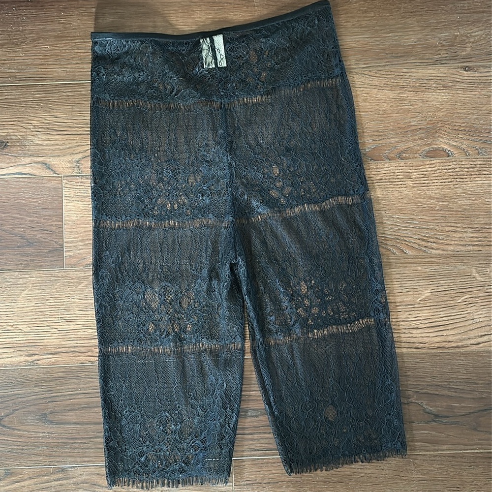 Tt Black Long Lace Biker Short 3 - Picture 10 of 11